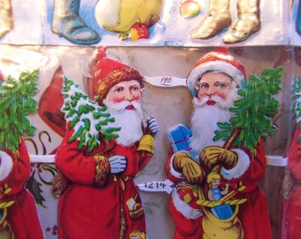 paper / sheet of paper santas printed in germany