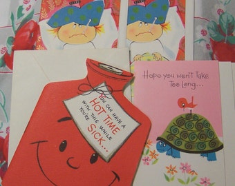 adorable get well assortment cards