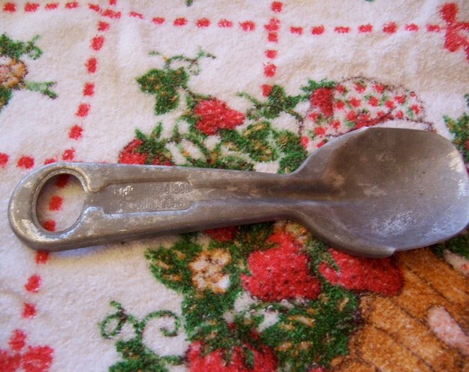 Spoon / Ice Cream and Shortening Aluminum Spoon Etsy