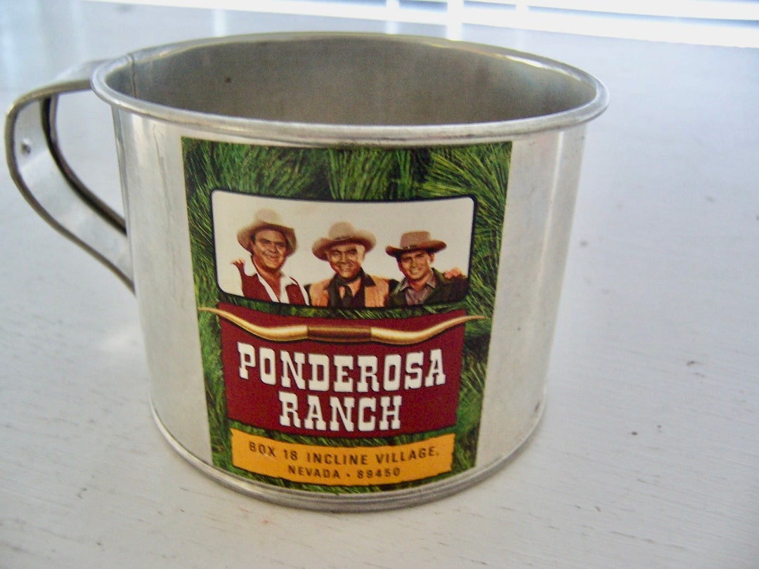 Tin Cup / Ponderosa Ranch Tin Cup Etsy