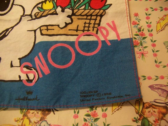 hanky / 1958 tiny snoopy hanky - image 2