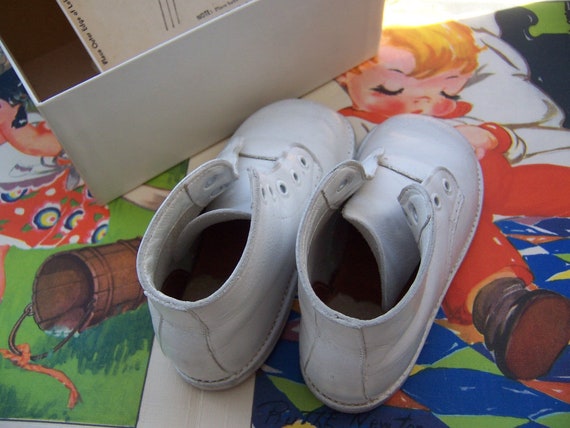 shoes / vintage leather baby/toddler shoes - image 3