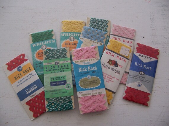 Rick Rack / Collection of Vintage Rick Rack - Etsy