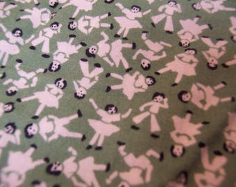 fabric / cotton with wee children fabric