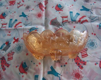 carnival glass dish