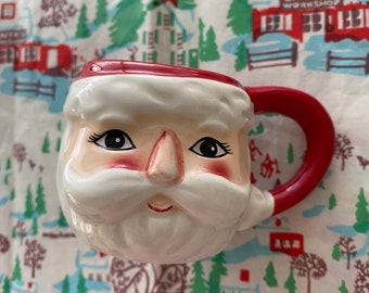 santa mug / miniature mug of santa