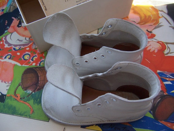 shoes / vintage leather baby/toddler shoes - image 6