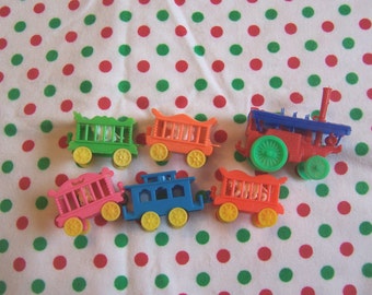 cake toppers / circus train candle holder cake toppers