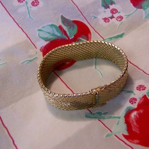 bracelet / gold plated man's bracelet image 1