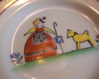 plate / little lamb porcelain plate