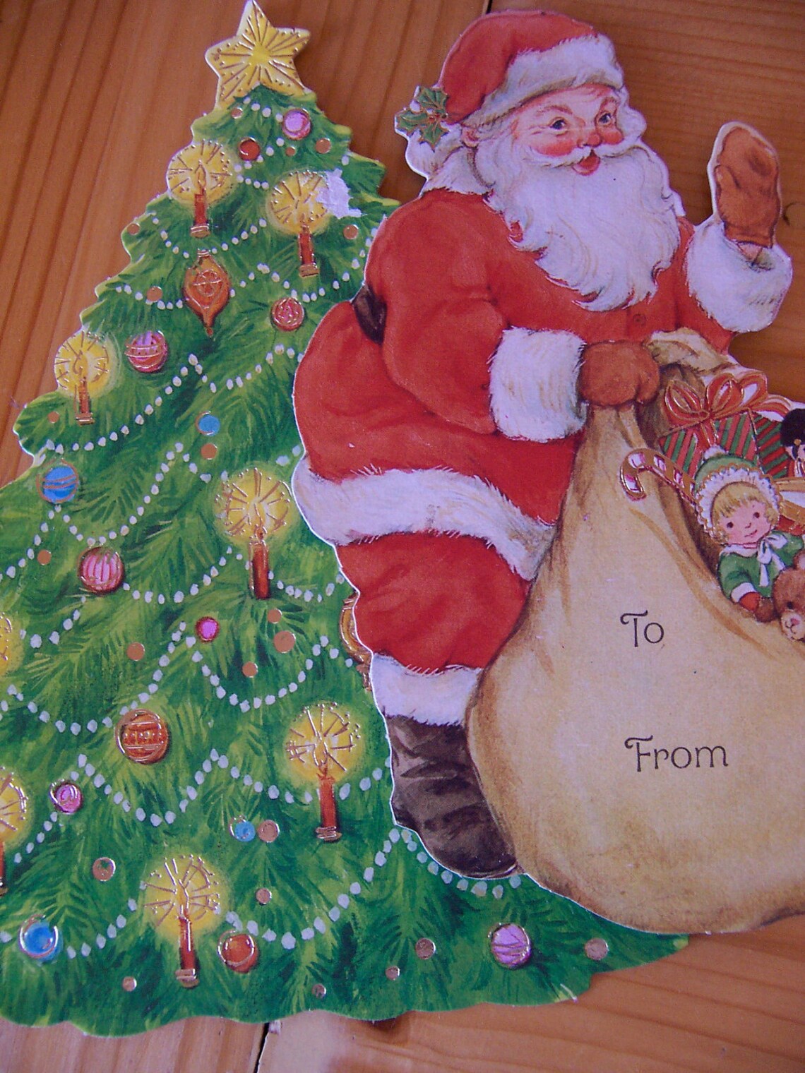 Paper / Vintage Christmas Cardboard Cutouts Etsy