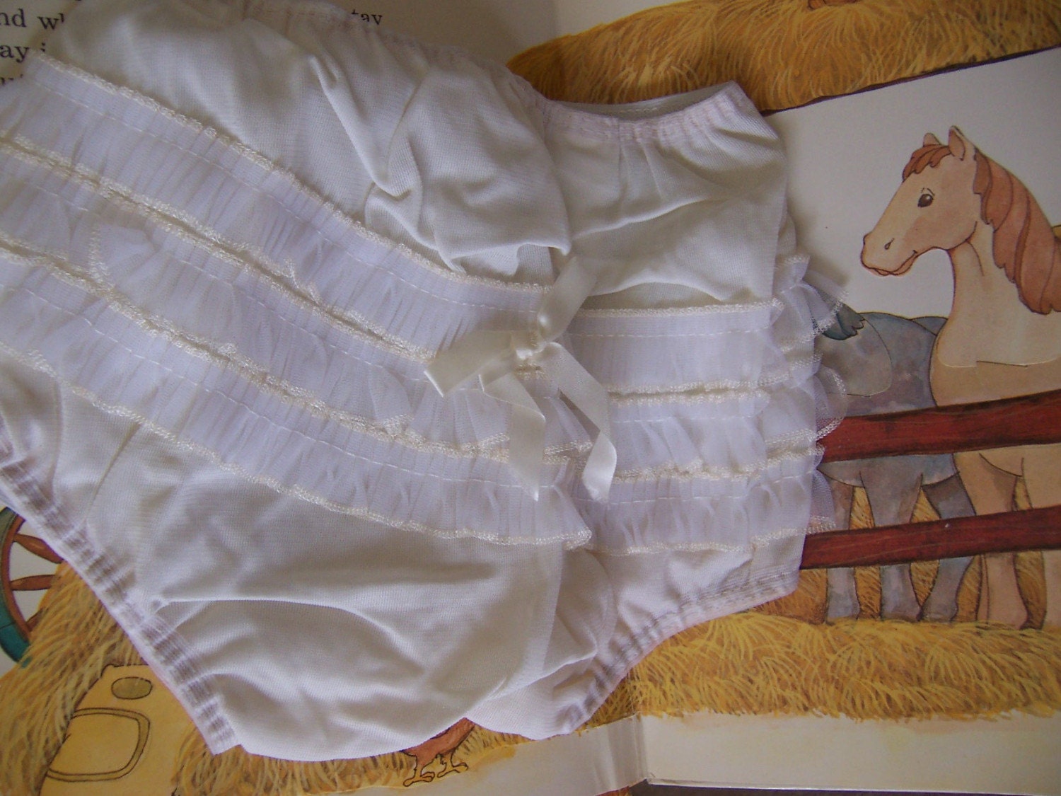Vintage plastic sale baby pants
