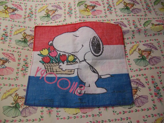 hanky / 1958 tiny snoopy hanky - image 5