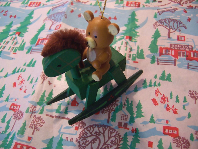 squirrel rocking horse