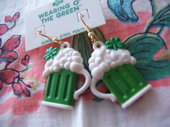 earrings / st patricks day earrings - image 1