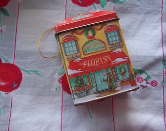 tin / vintage tin box ornament