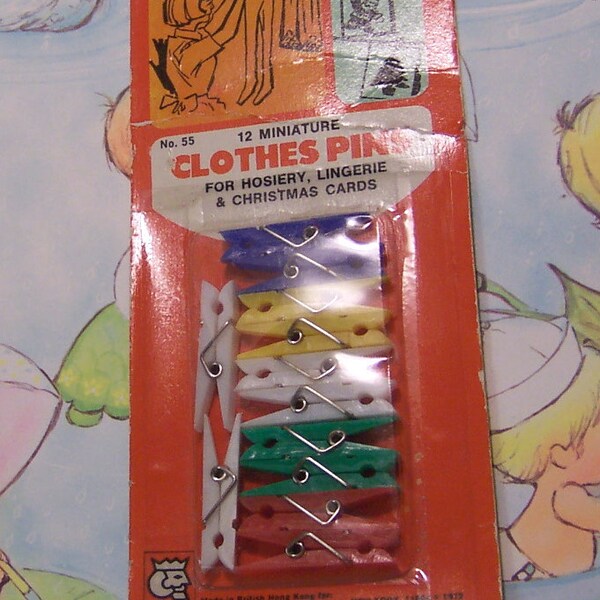 Mini Clothes Pins Etsy