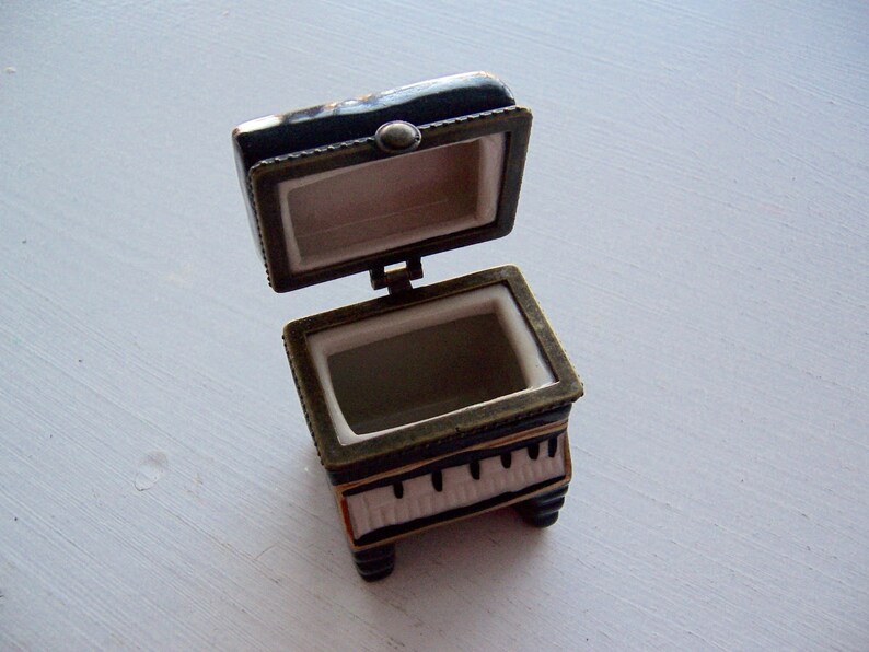 Hinge Box / Piano Hinge Trinket Box Etsy