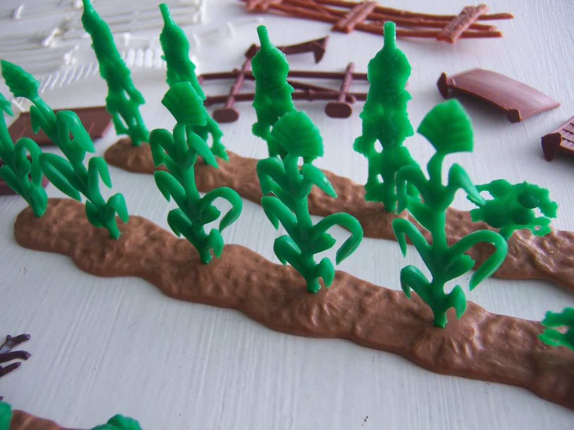 Farm crops plastic toy lot Etsy