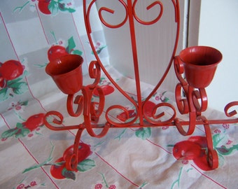 candle holder / metal duo candle holder