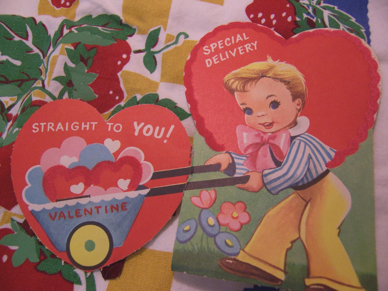 Valentine / Special Delivery Valentine With Insert Etsy Israel