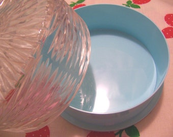 dish / powder blue celebrity plastic dish