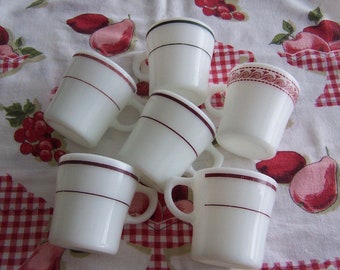 pyrex and corning mugs