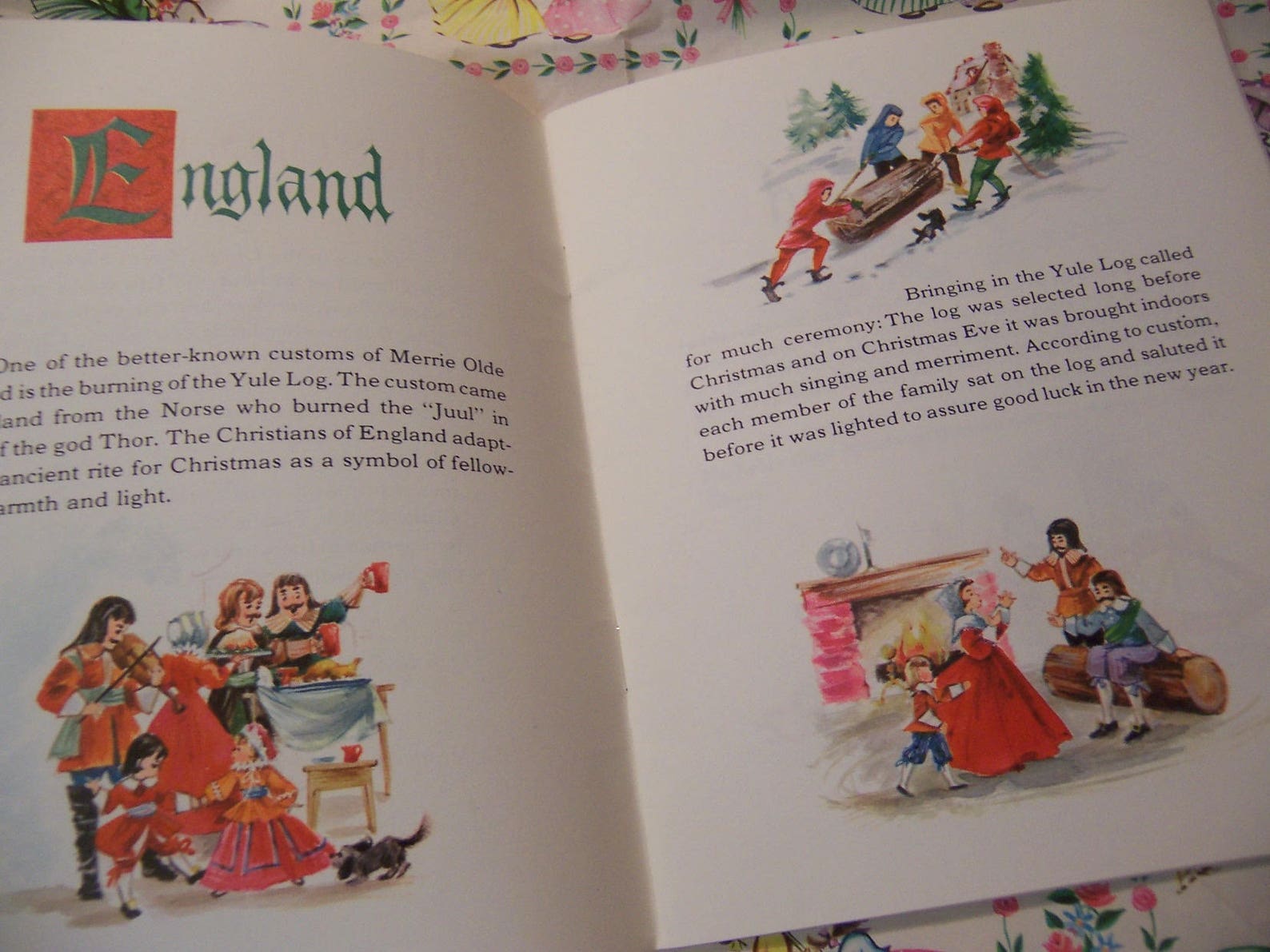 Book / christmas customs around the world Etsy