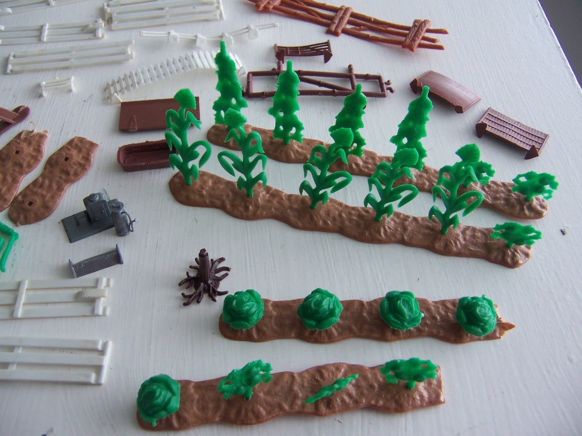 Farm crops plastic toy lot Etsy