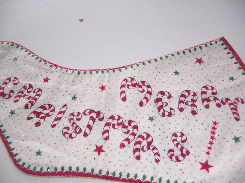 allen wool felt christmas stocking