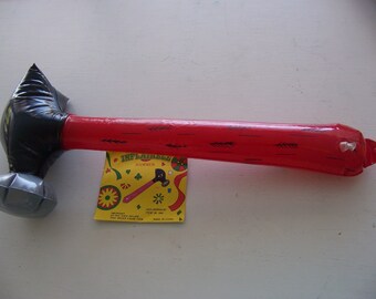 inflatable / vintage inflatable toy hammer