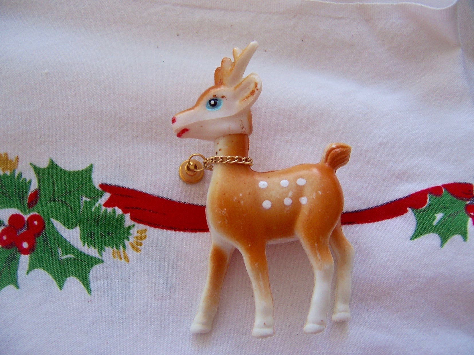 Deer / vintage soft plastic deer Etsy