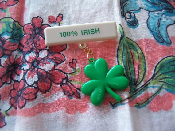 brooch / st patricks day 100 % irish brooch - image 2