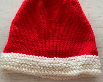 hat / hand crafted knitted beanie hat