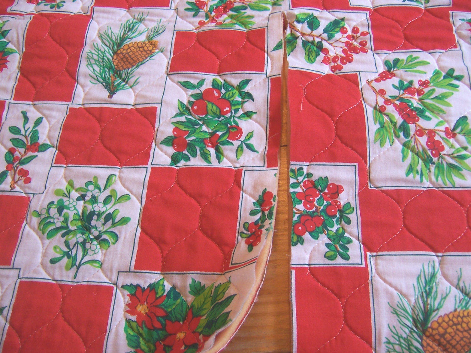 Fabric / Quilted Tree Skirt Fabric Etsy