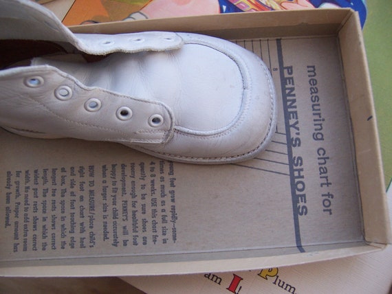 shoes / vintage leather baby shoes - image 8