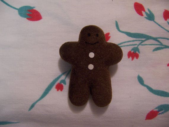 gingerbread man pin - image 1