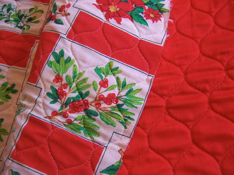Fabric / Quilted Tree Skirt Fabric Etsy