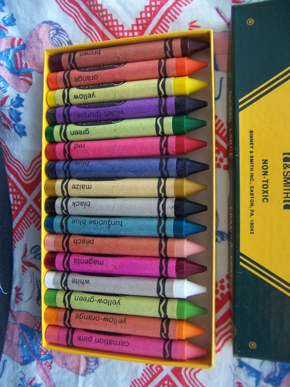 Vintage Large Crayon Crayon Set of 16 80s Jumbo Coloring Set Non Toxic  Binney & Smith Easy to Hold for Younger Kids Made in USA -  Denmark