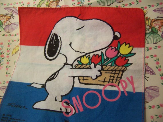 hanky / 1958 tiny snoopy hanky - image 4