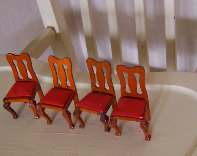 Miniature Wooden Chairs Etsy