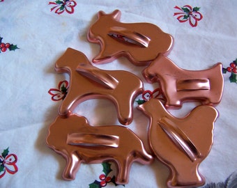 cookie cutters / copper cookie cutters