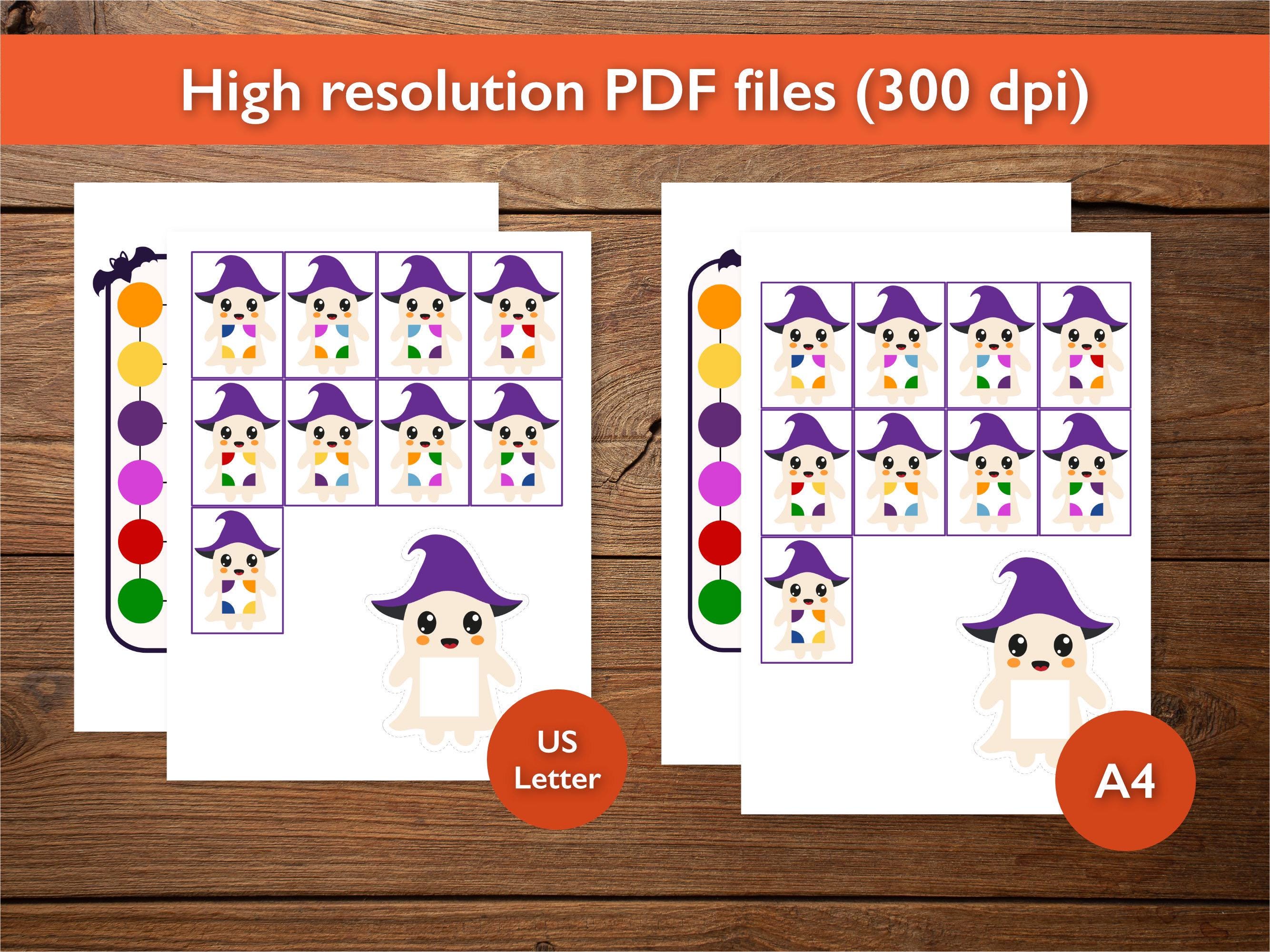 Dot Finder Activity for Kids | Printable Match the Dots Game | Pattern ...