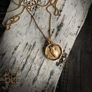 Gold Owl necklace, woodland creature, festival jewelry, gift for her, gift for mom, graduation gift, nature jewelry, mothers day gift