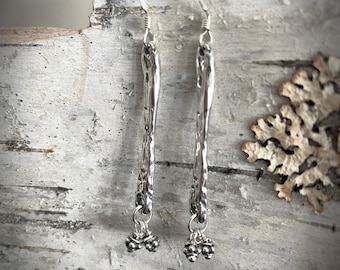 Handmade earrings, silver earrings, boho jewelry, Ready to ship jewelry, gift for woman, festival jewelry,  gift