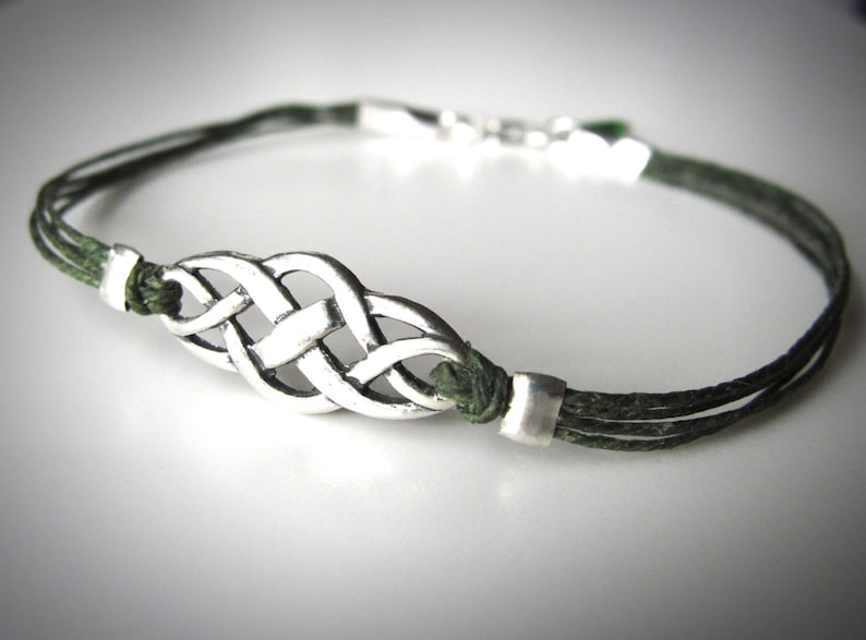 Ireland Jewelry, celtic jewelry, celtic Bracelet, Irish jewelry, Sterling Celtic Knot bracelet, Irish bracelet, Best Seller, image 5