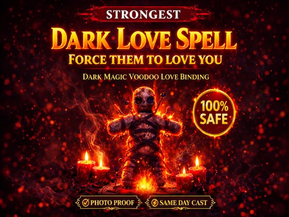 STRONGEST DARK LOVE Spell – Obsession Love Spell, Voodoo Love Binding, Make Them Desire You | No Karma, Same Day Casting