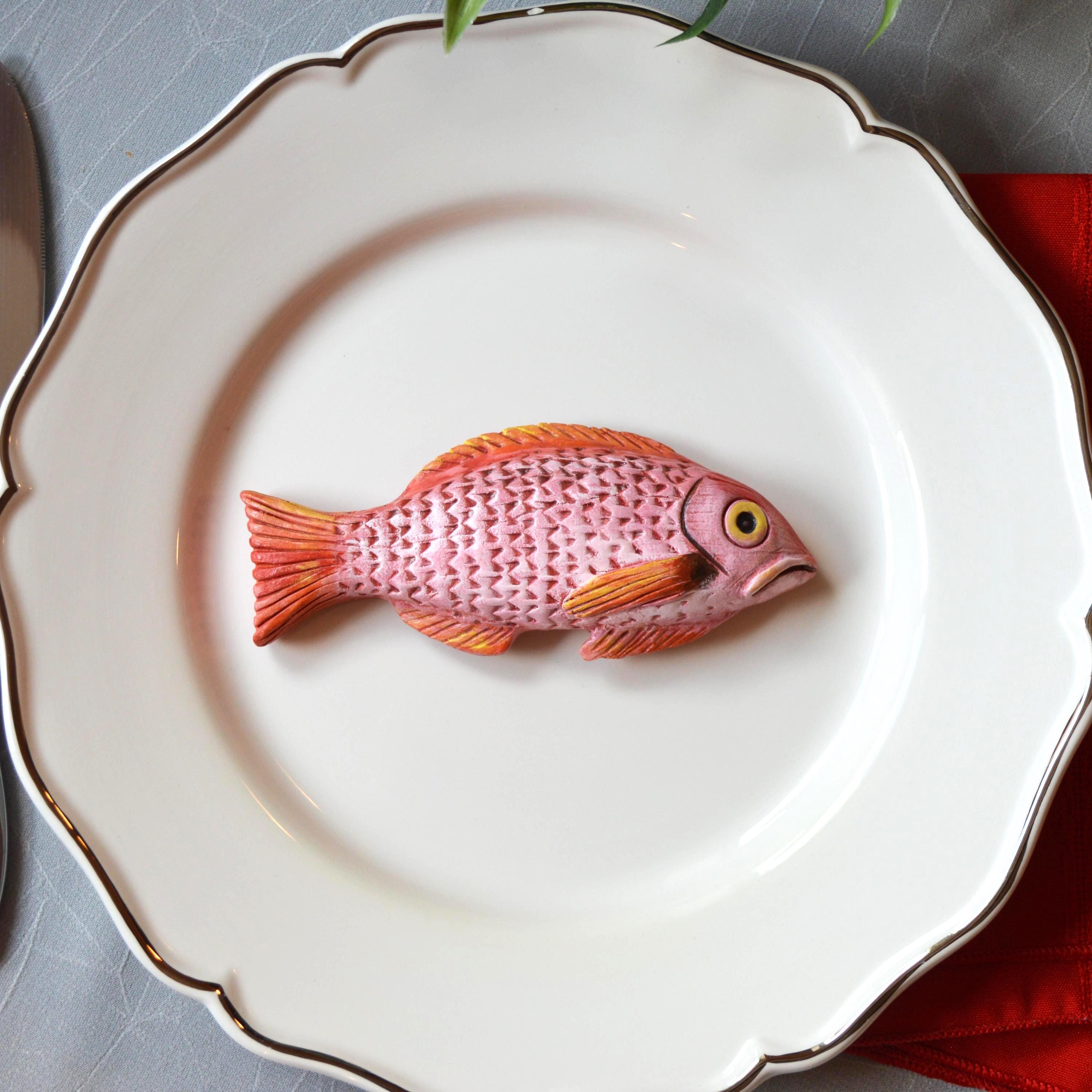Vintage Japanese Ceramic Wall Fish - Etsy