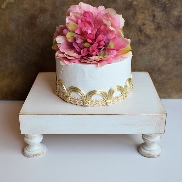 Cake stand / cupcake stand riser / wedding cake pedestal / wedding decor display / reception table / party decor / celebrations / 8 x 10