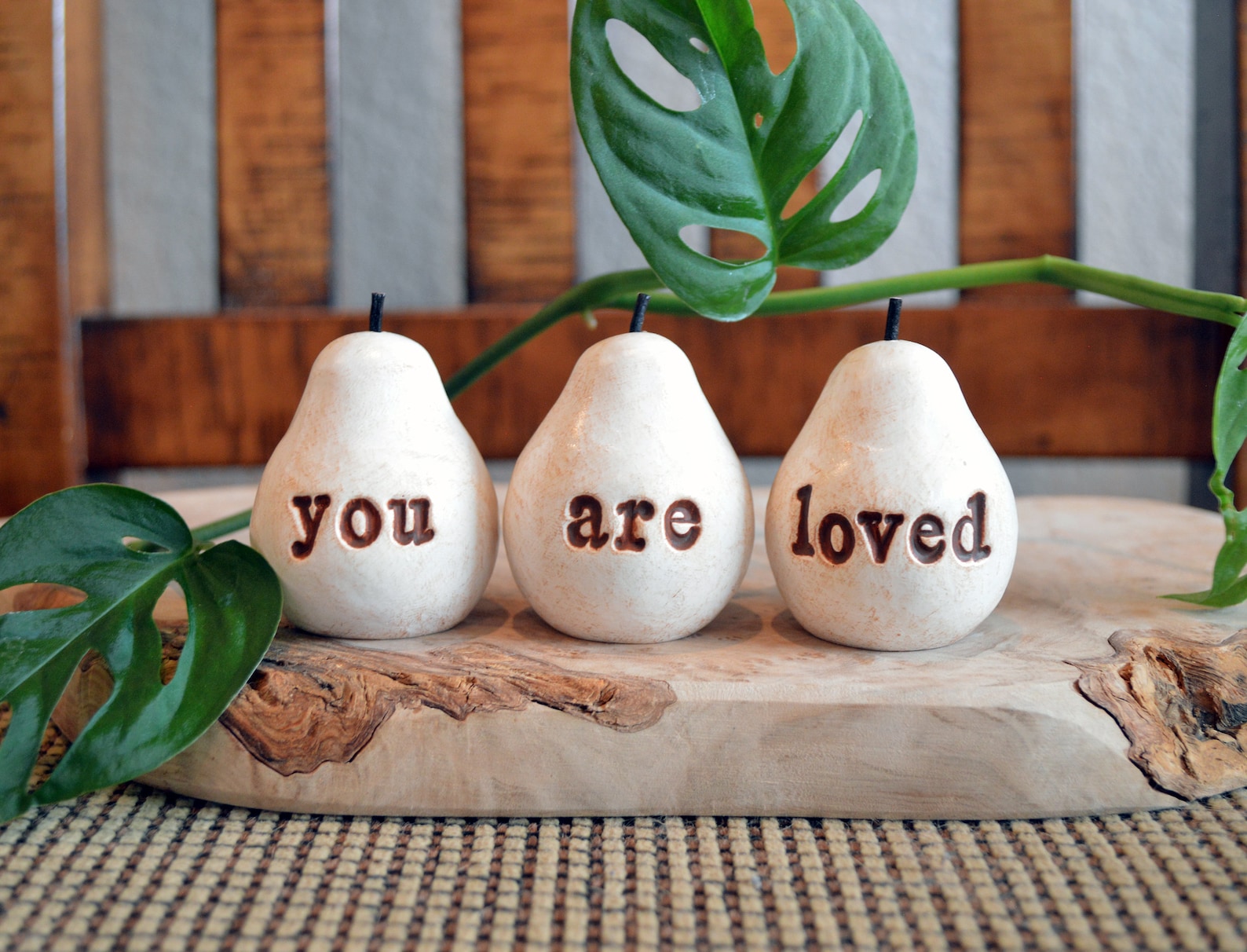 You are loved gift / birthday gifts for mom / pear gift for Etsy